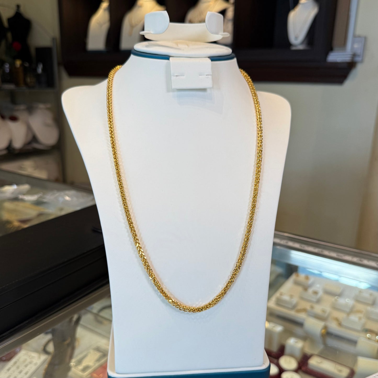 21K Gold Foxtail Chain