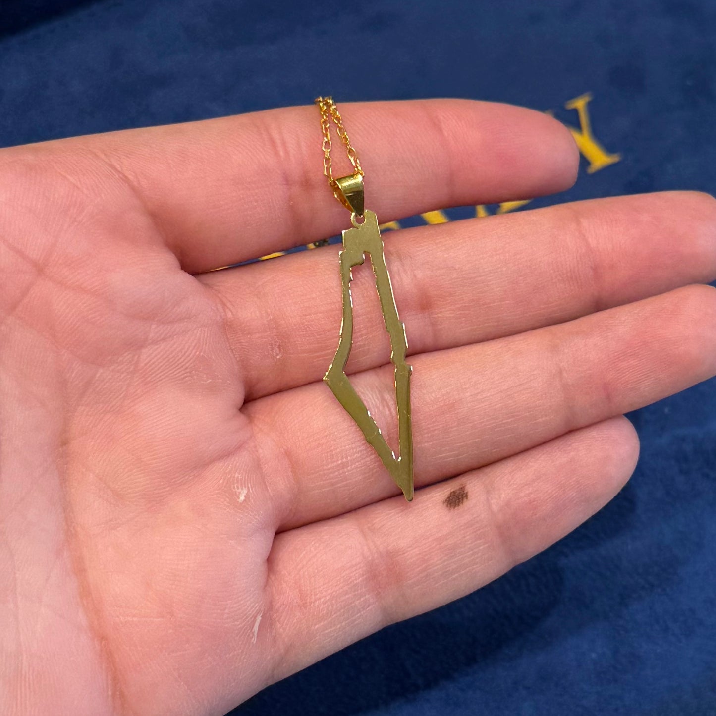 21K Gold Palestine Necklace