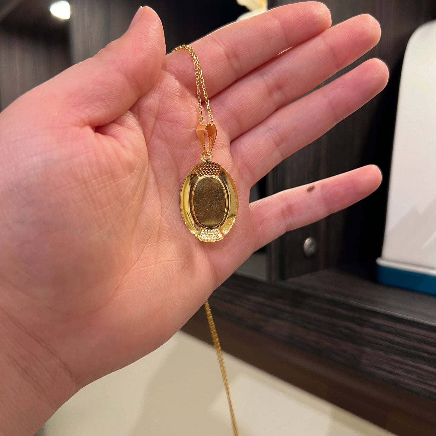 21K Gold Ayatul Kursi Necklace