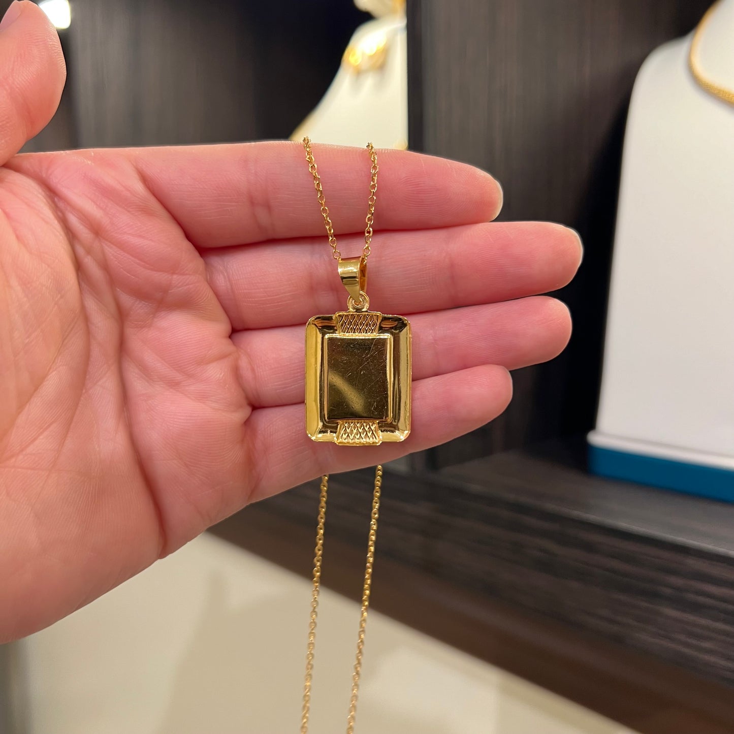 21K Gold Mashaa' Allah Necklace
