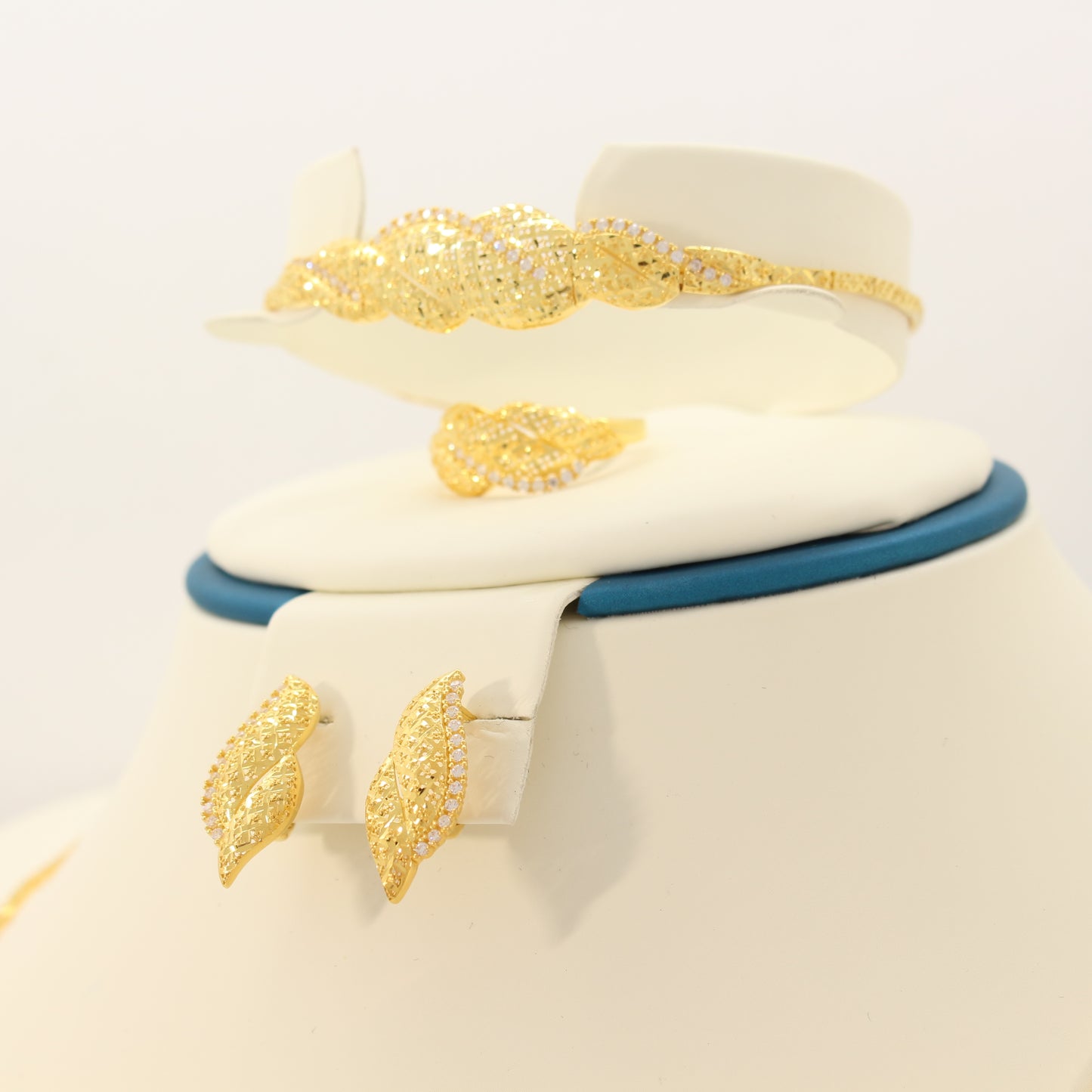 21K gold Wedding Set