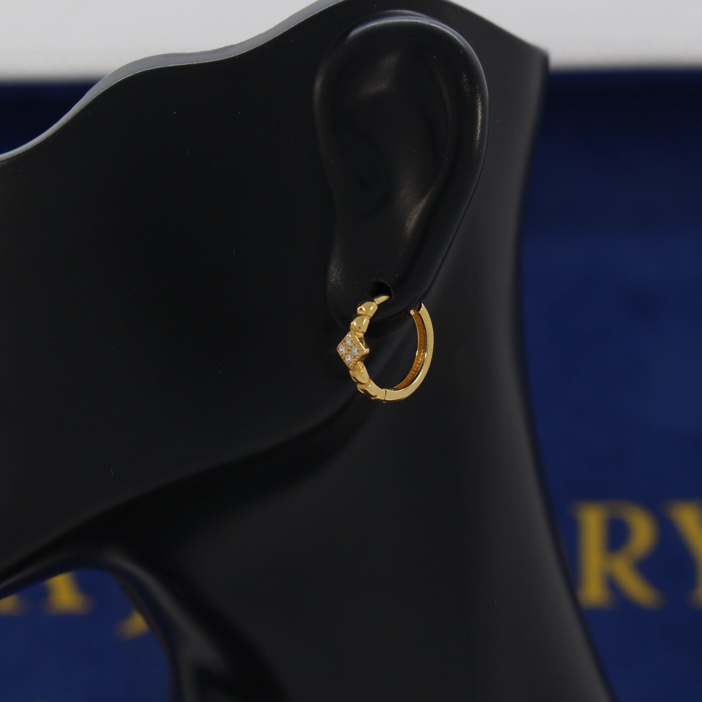 21K Gold Huggie Earrings