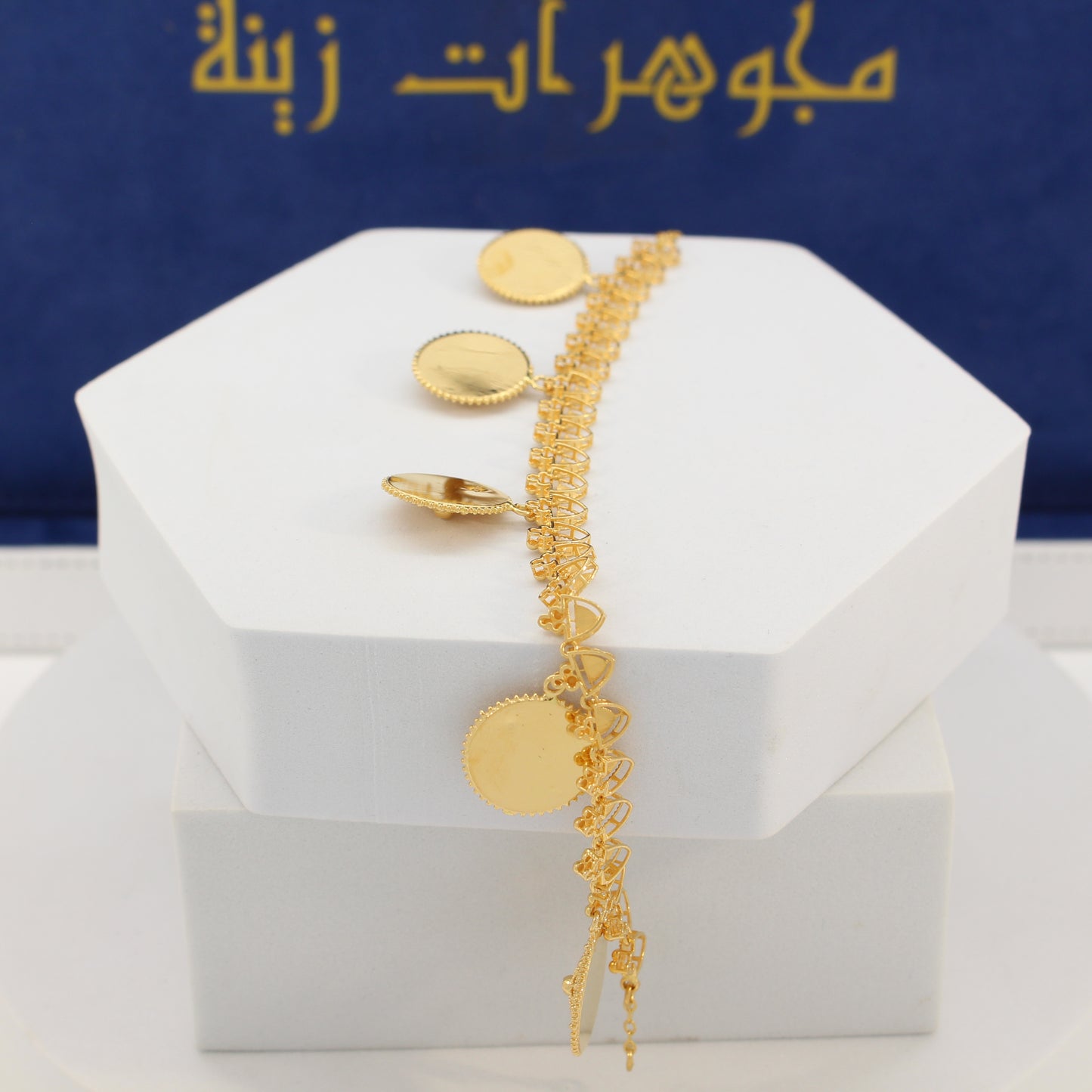 21K Gold Charms Bracelet