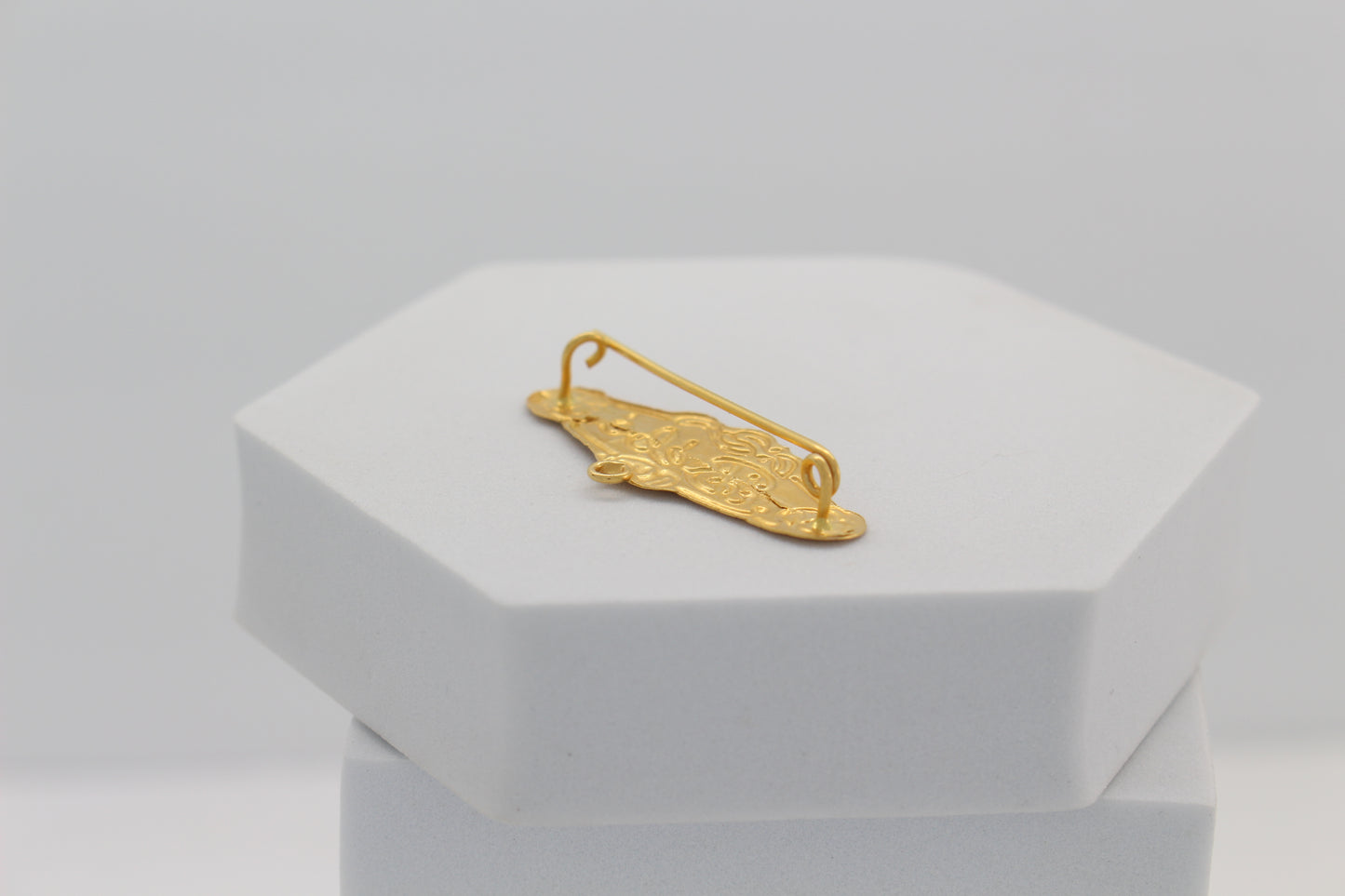 21K Gold "Bebe" Brooch Pin