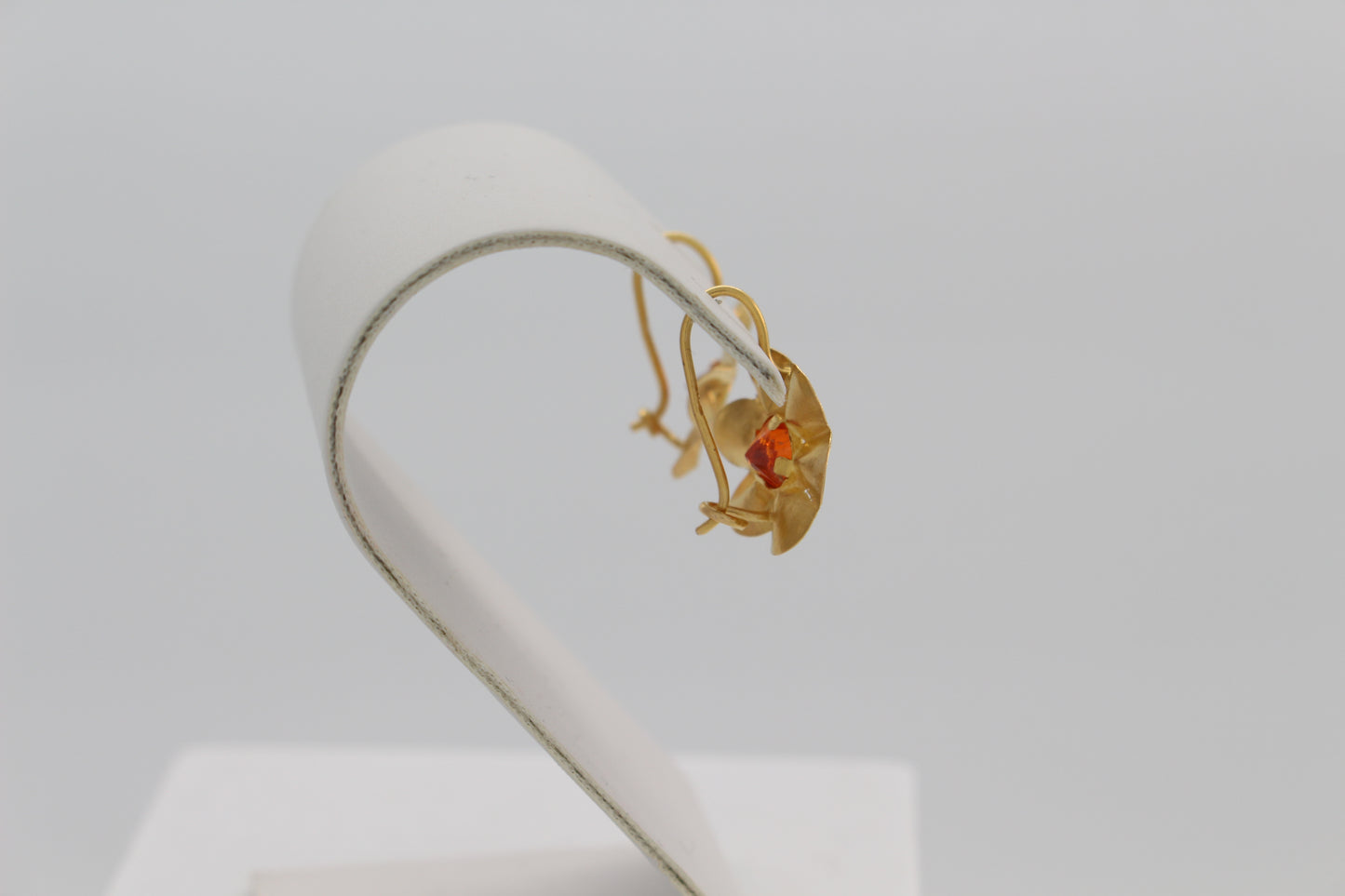 21K Gold Flower Earrings