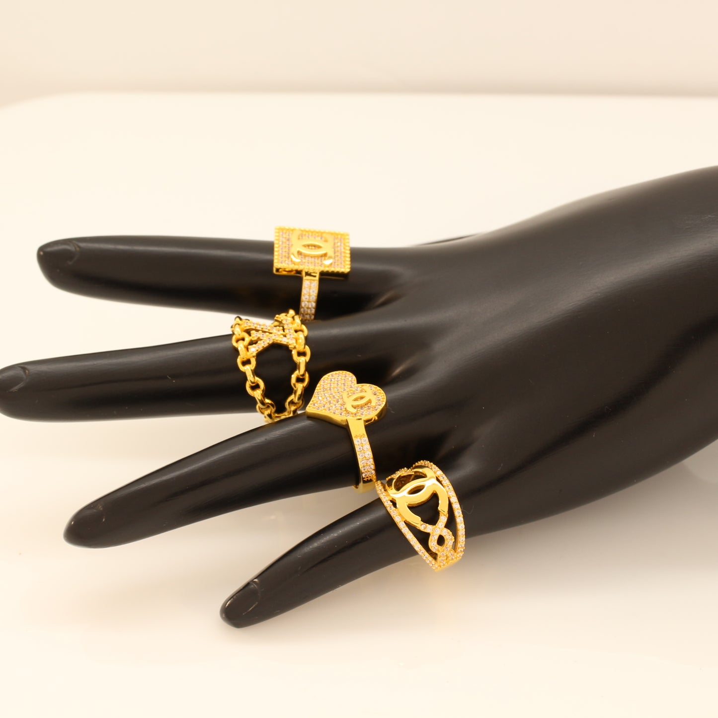 21K Gold Rings Size 5-6