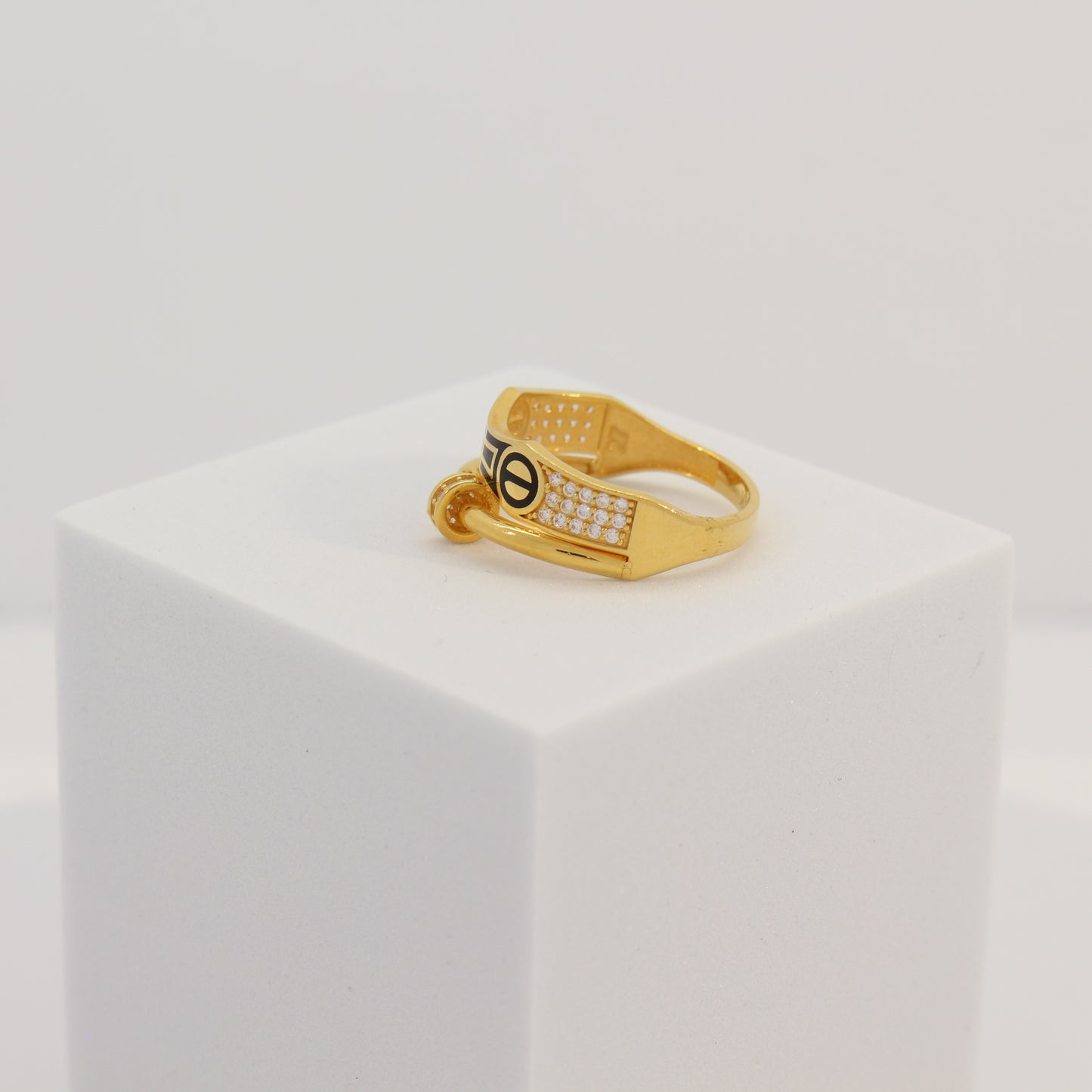 21K Gold Stacked Ring