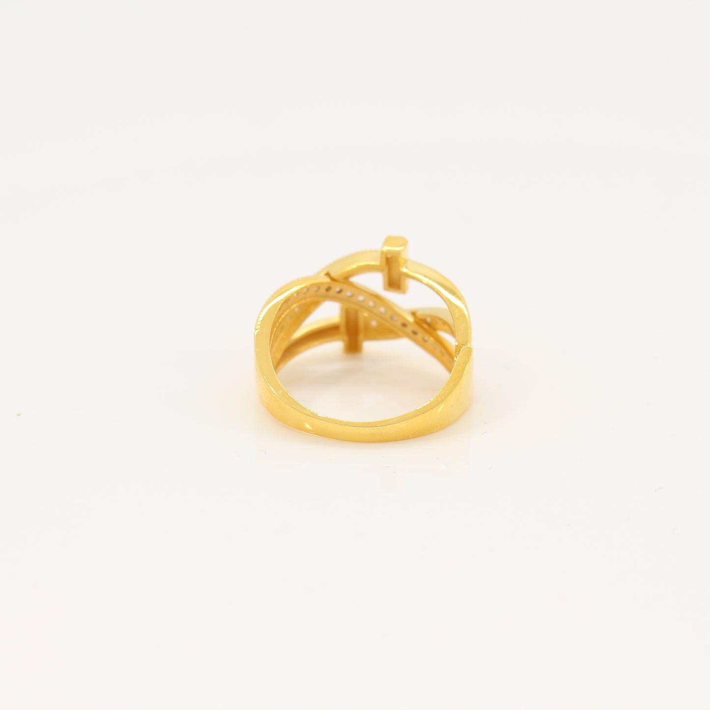 21K Gold Ring (size 8.5)