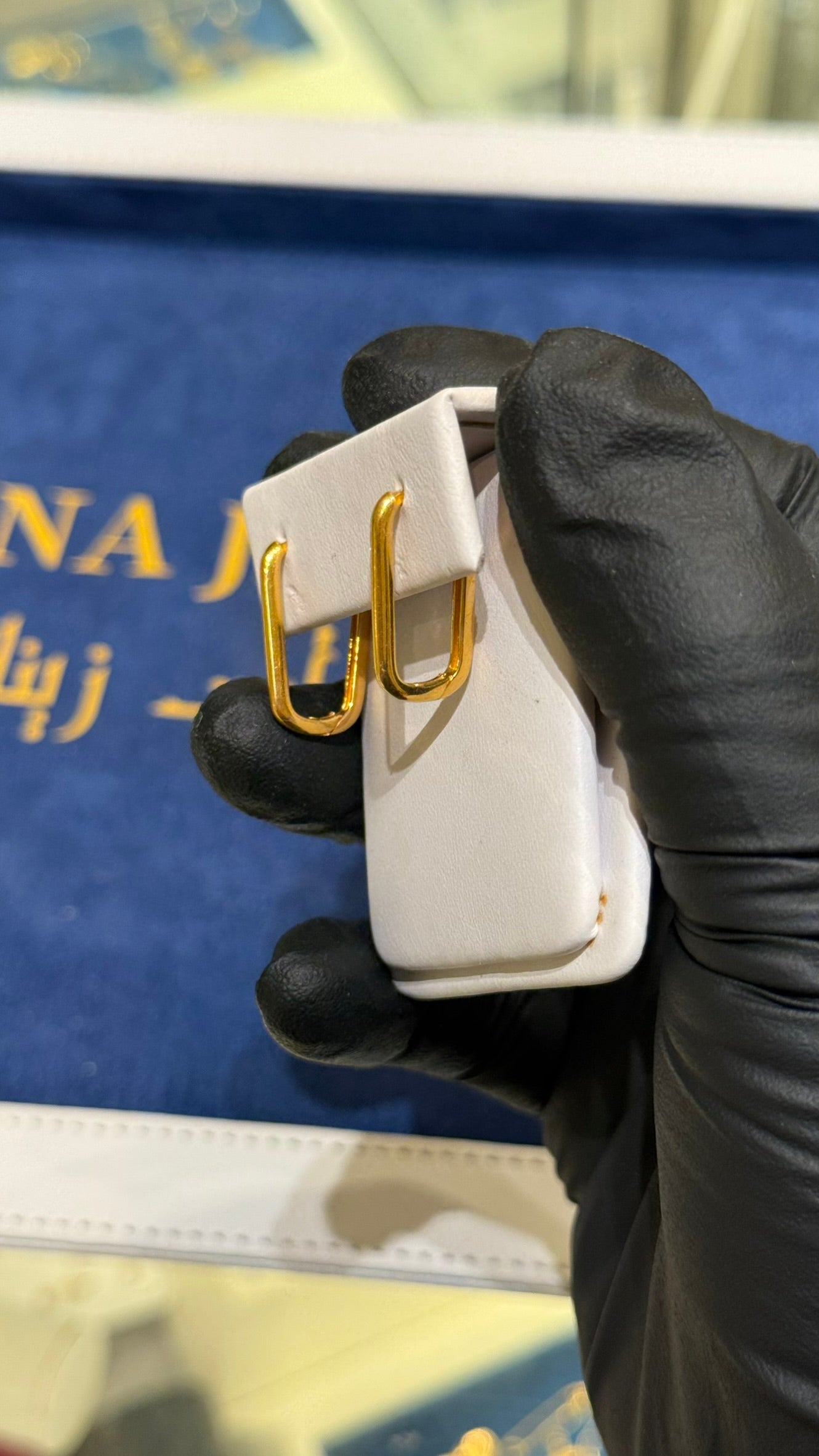 21K Gold Hoop Earrings