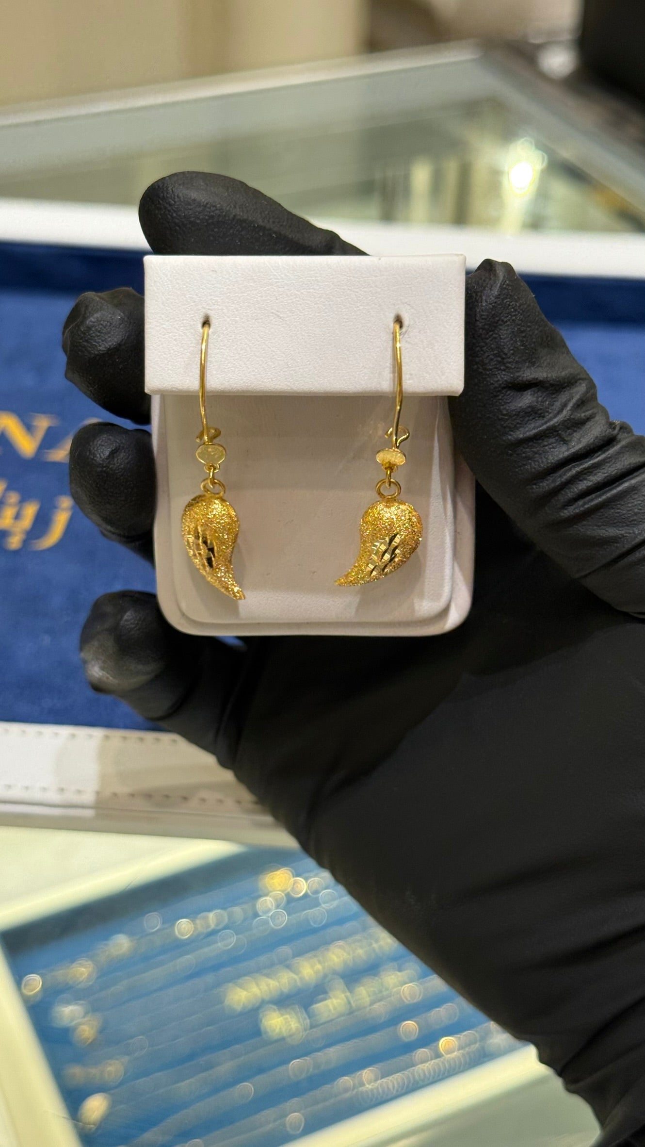 21K Gold Earrings