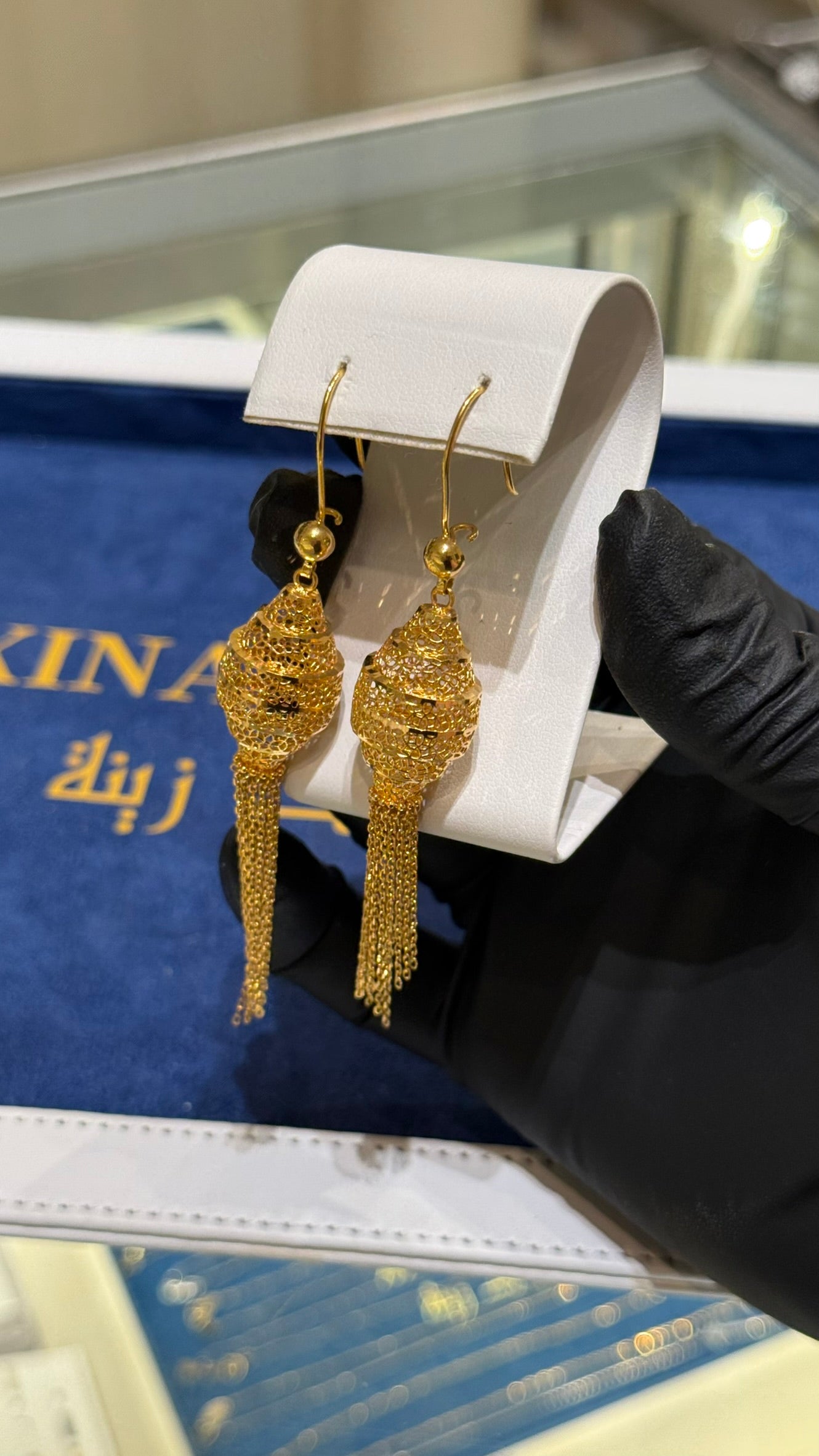 21K Gold Earrings