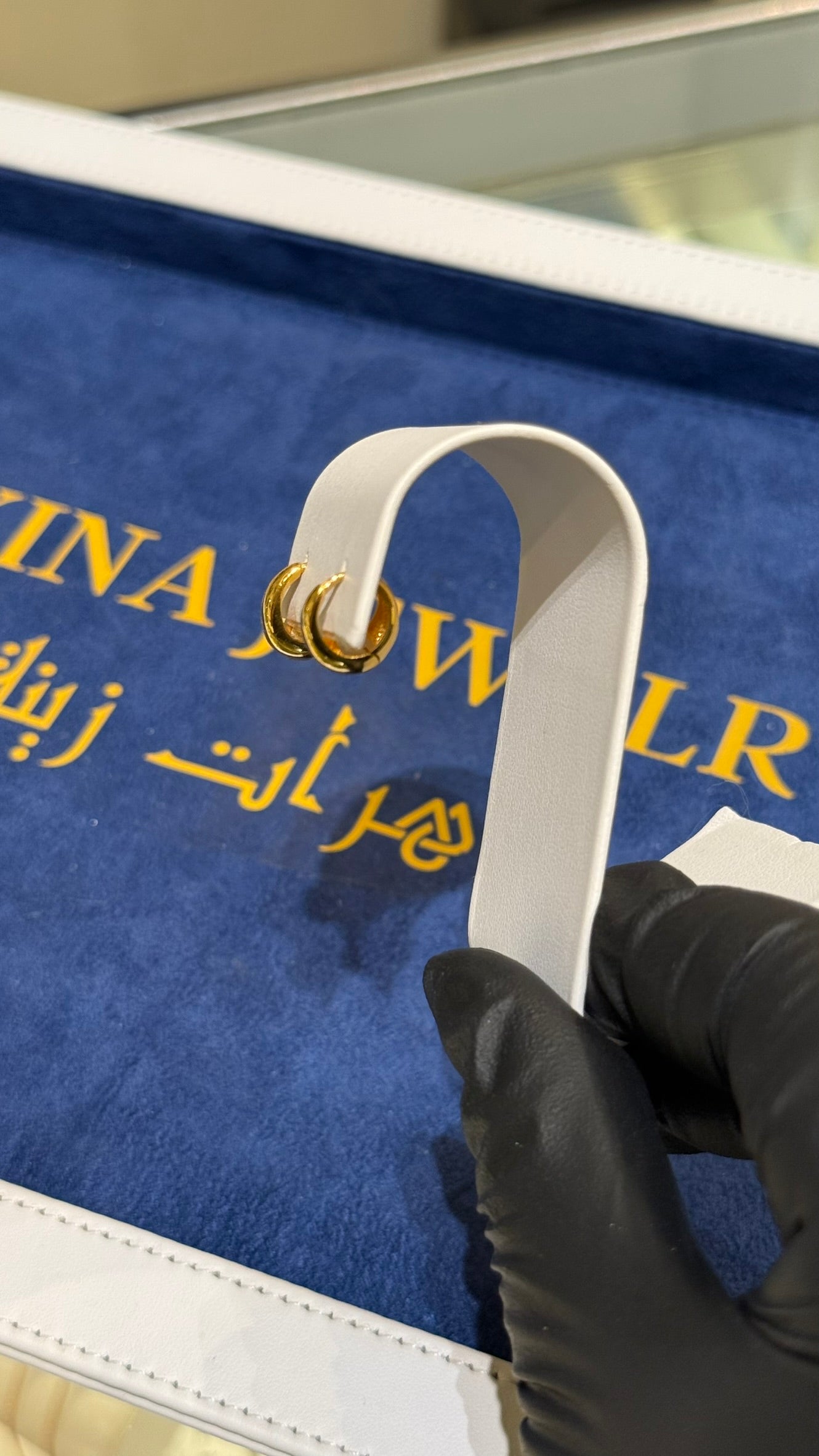 21K Gold Huggie Earrings