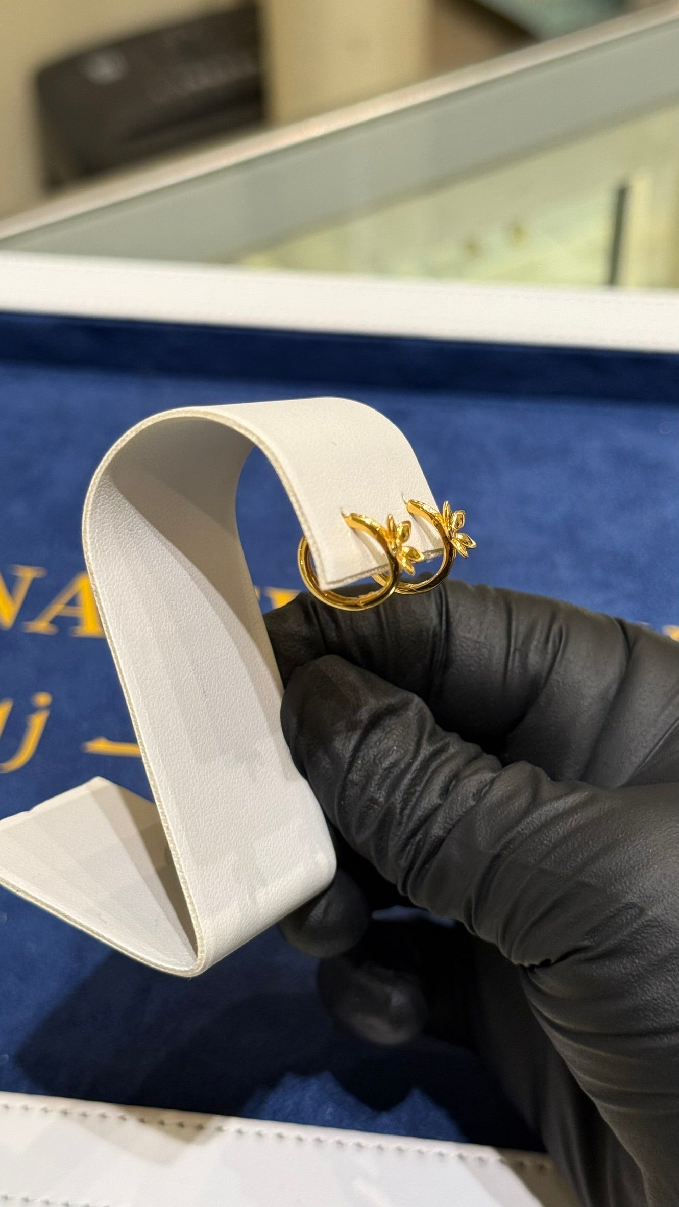 21K Gold Huggie Earrings