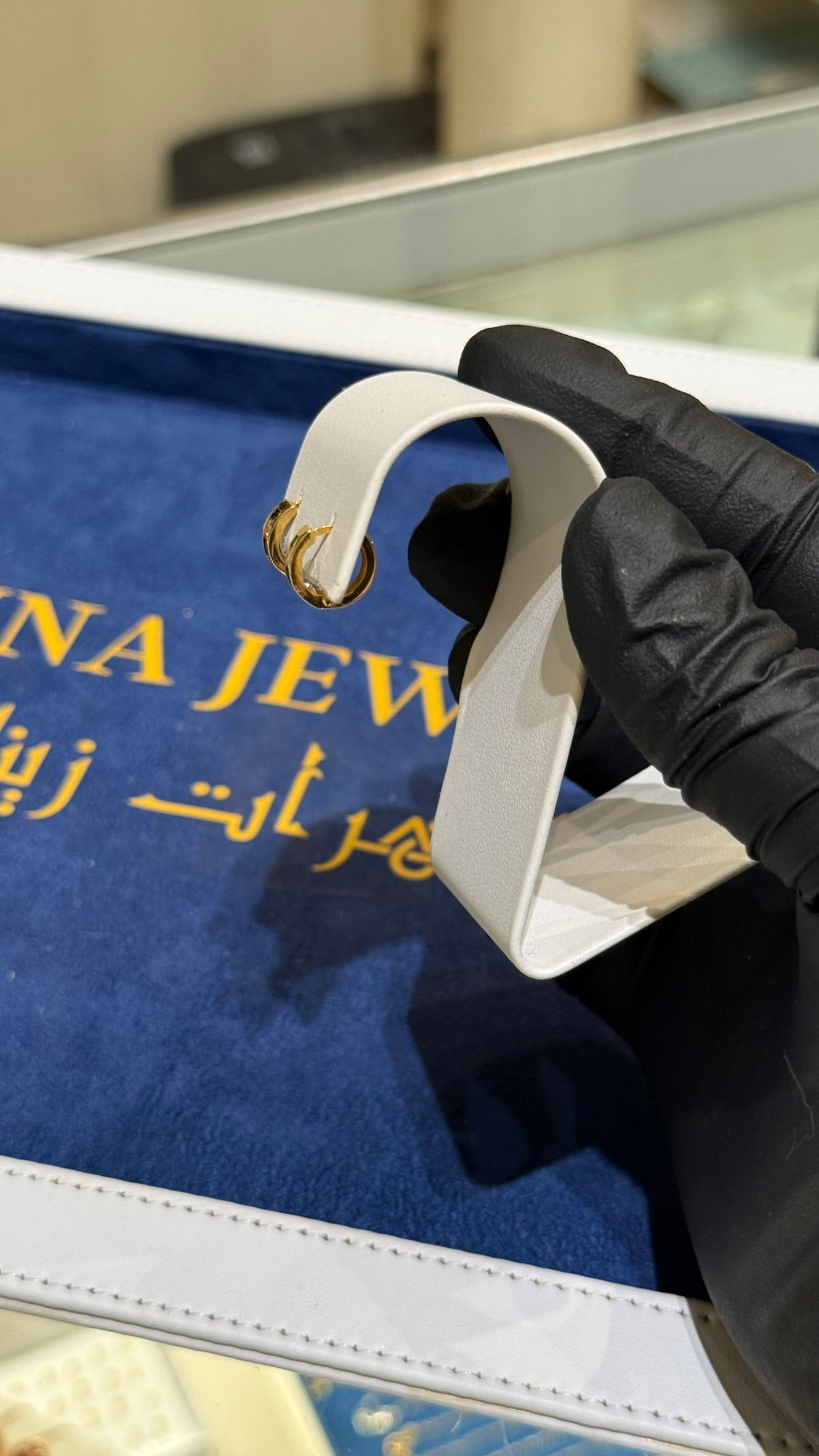 21K Gold Huggie Earrings