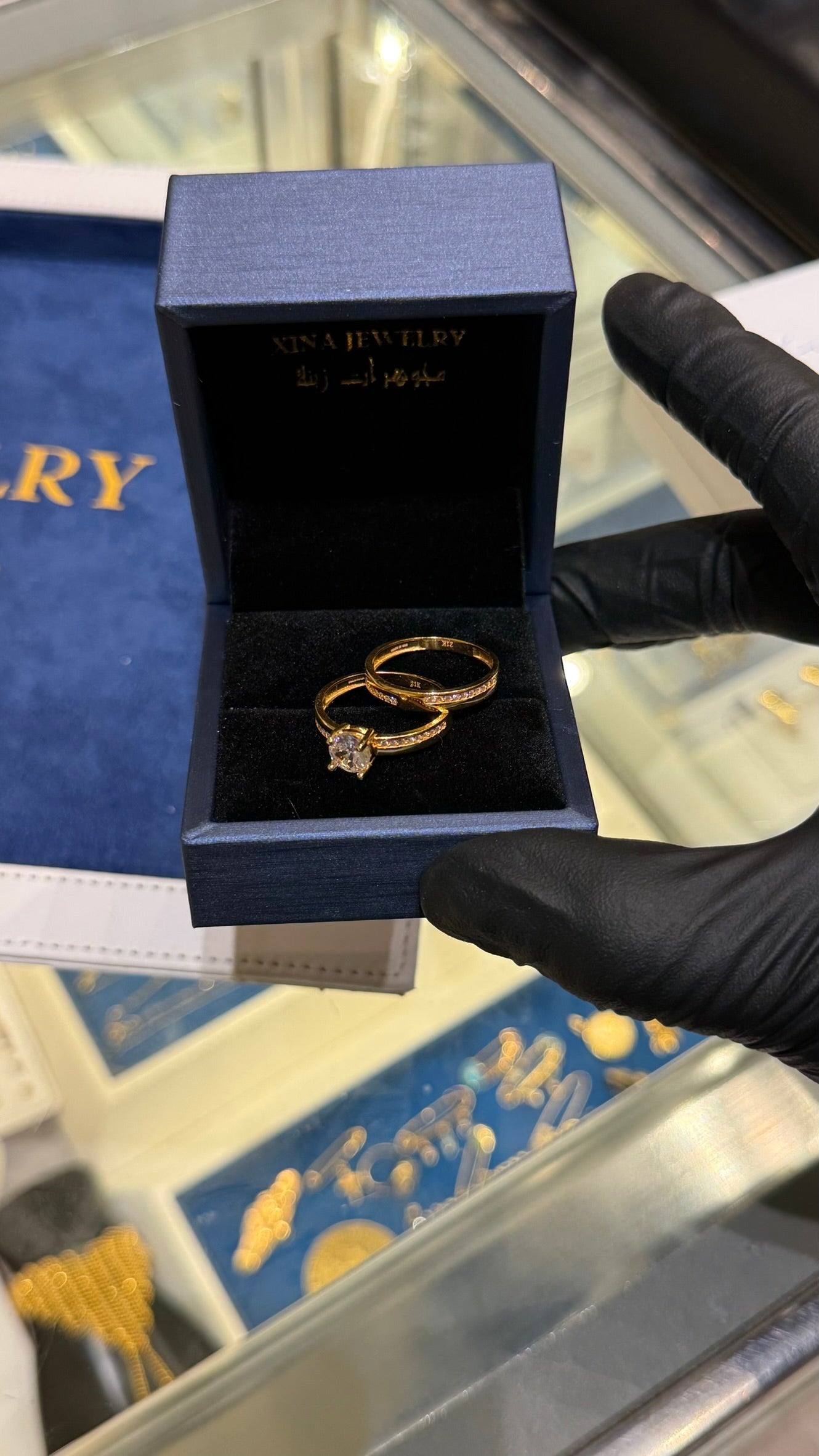 21K Gold Bridal Ring