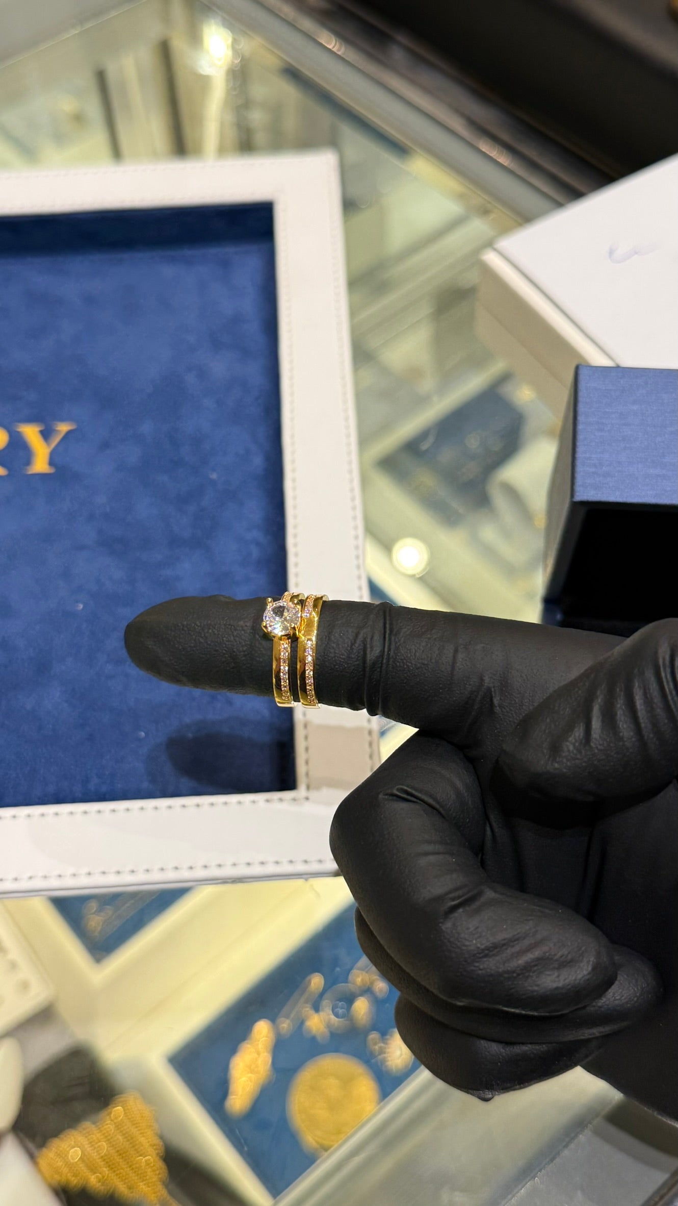 21K Gold Bridal Ring