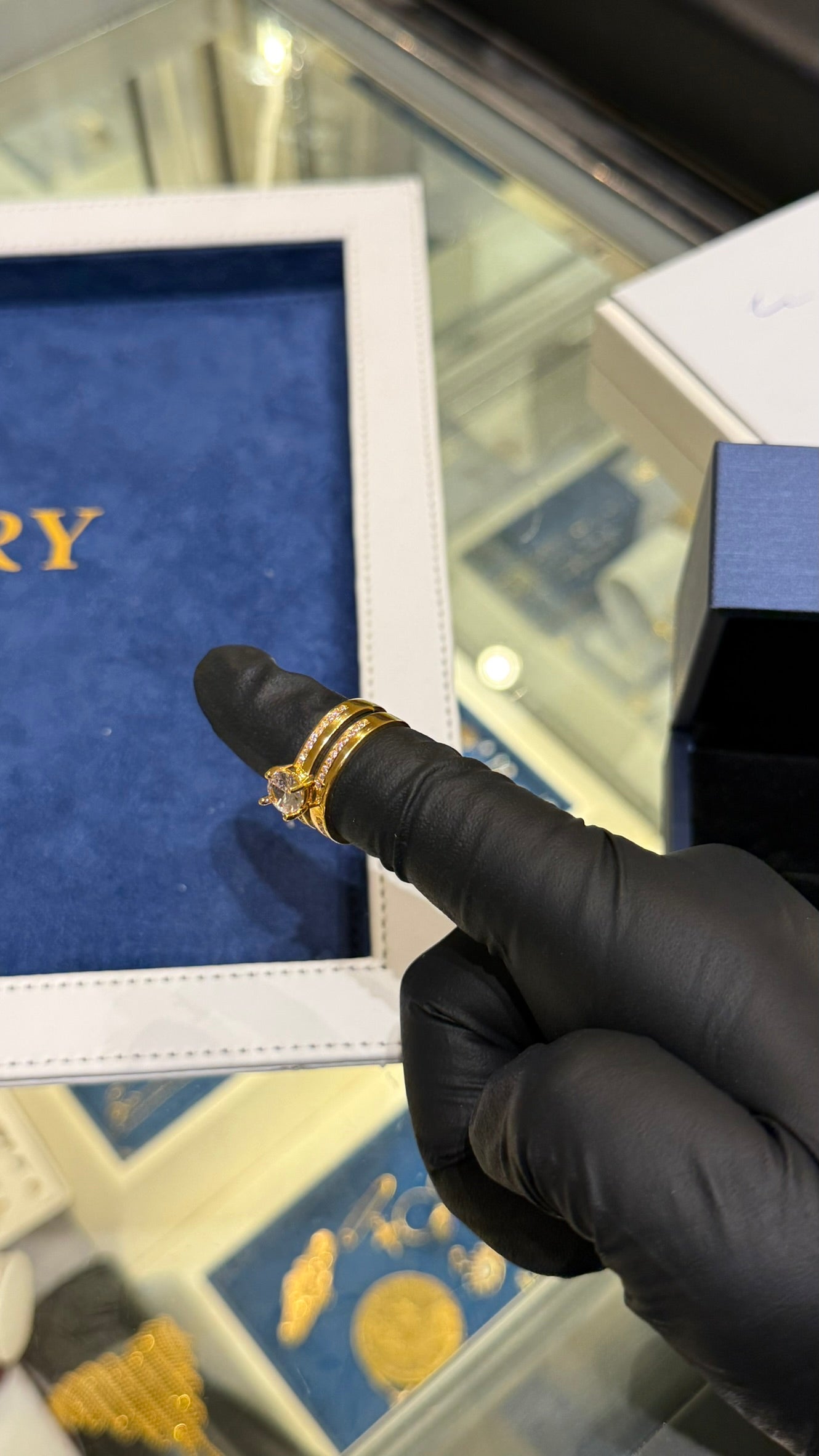 21K Gold Bridal Ring