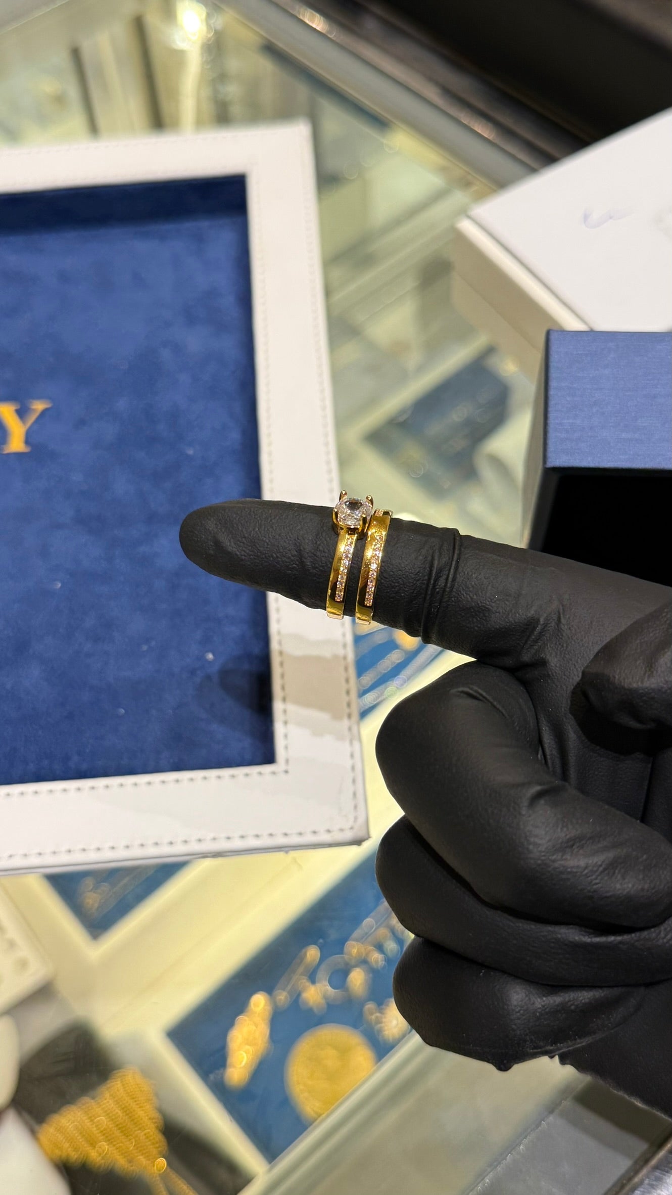 21K Gold Bridal Ring