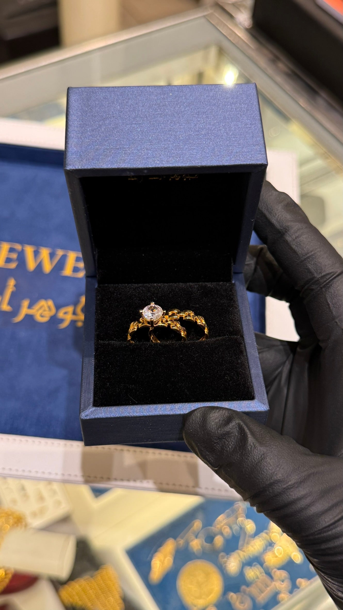 21K Gold Bridal Ring