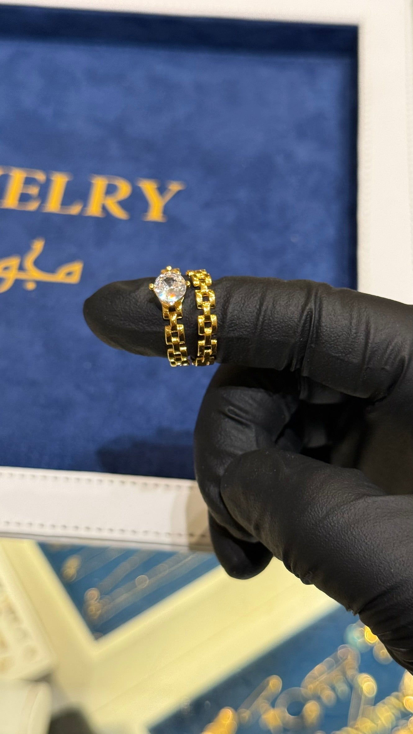 21K Gold Bridal Ring