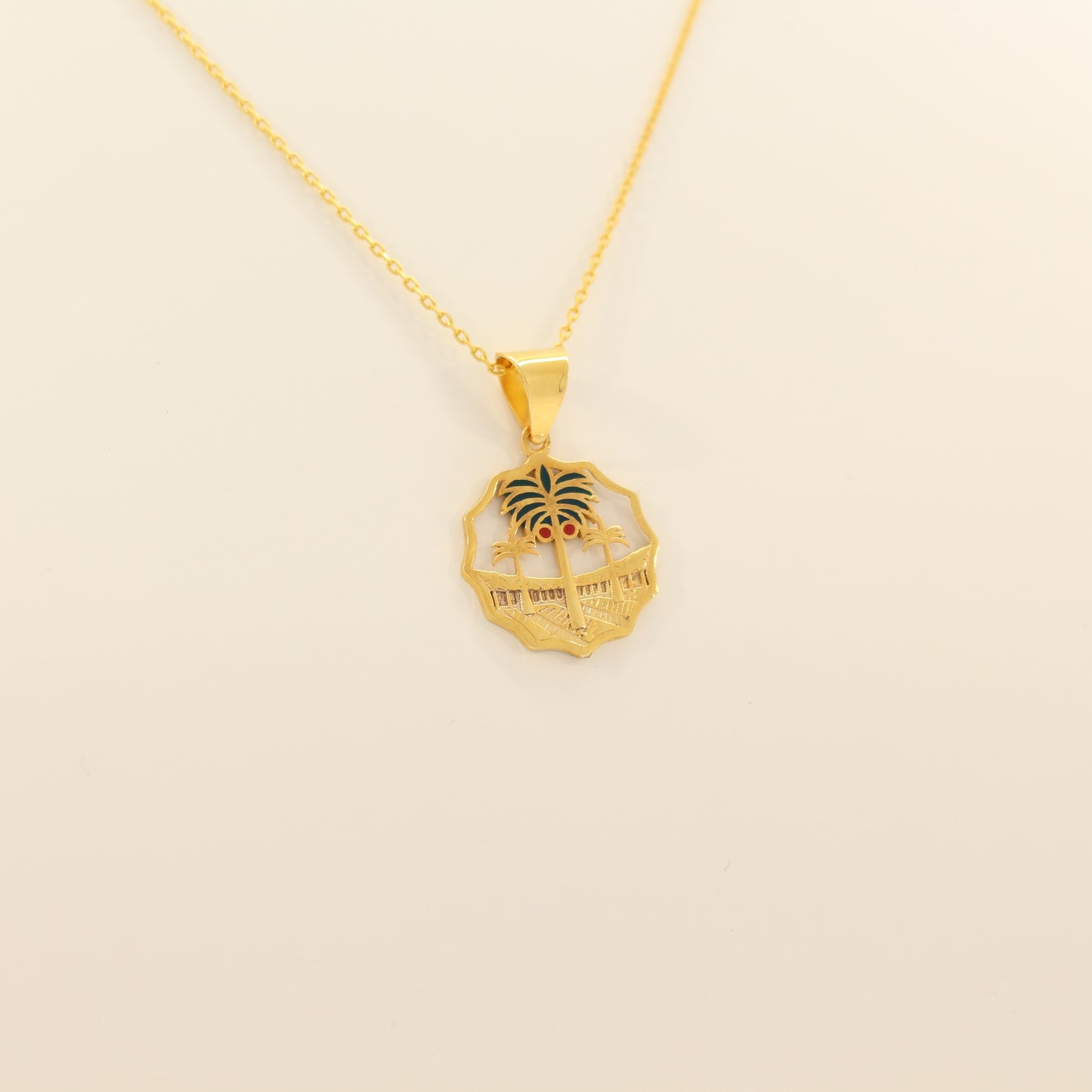 21K Gold Iraqi Dinar Necklace