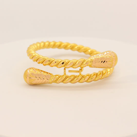 21K Gold Cuff Bracelets