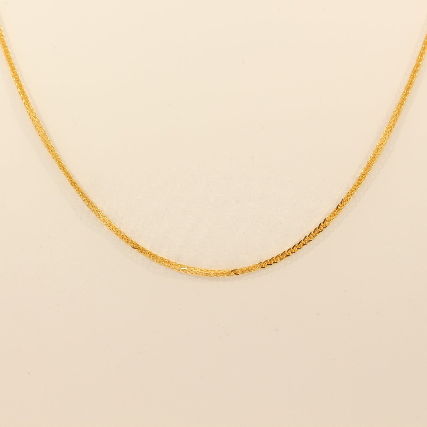 21K Gold Foxtail Chain (<2mm)