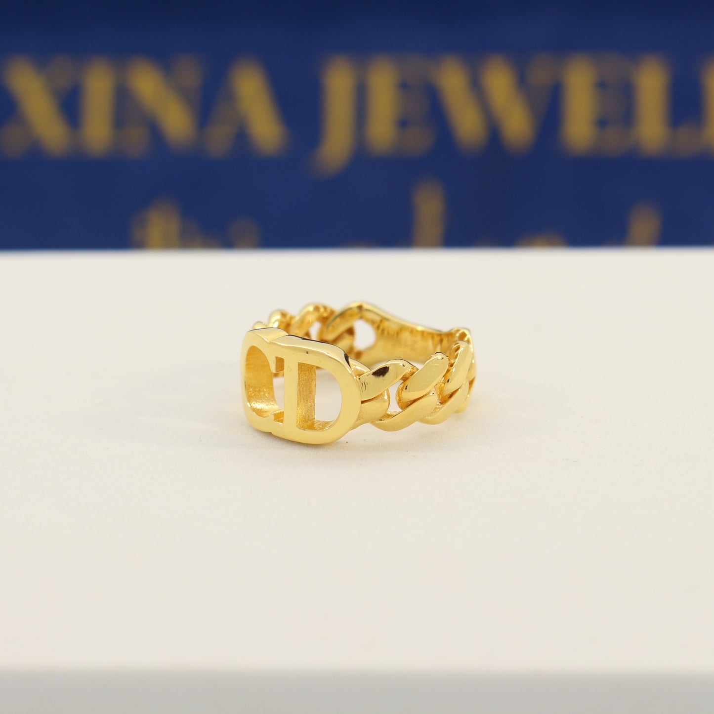 21K Gold Fancy Ring (size 7)