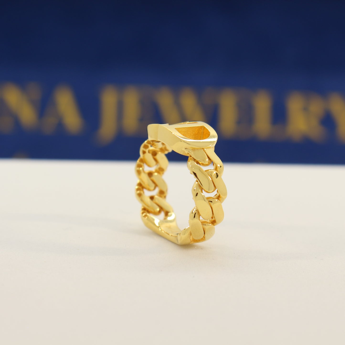 21K Gold Fancy Ring (size 7)