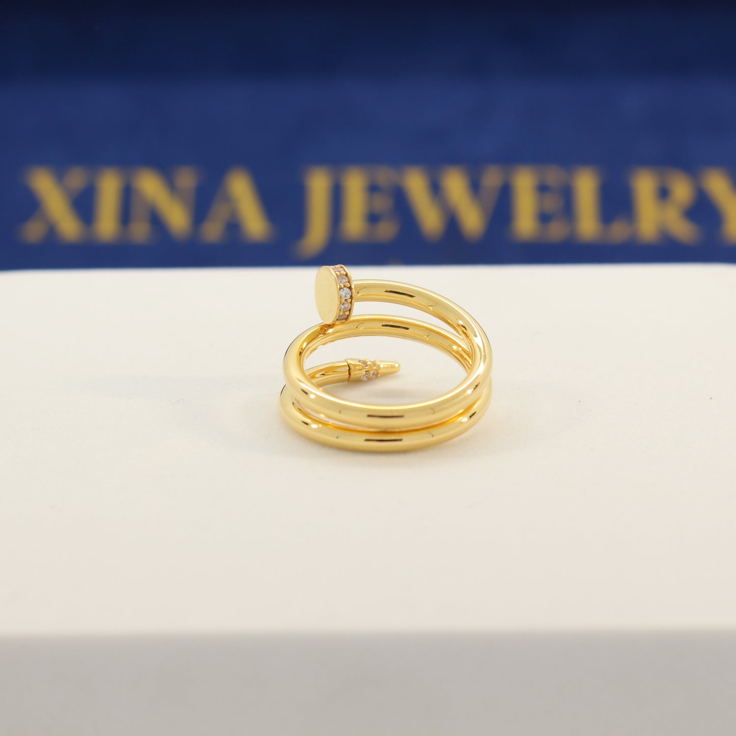 21K Gold Fancy Ring (size 7)