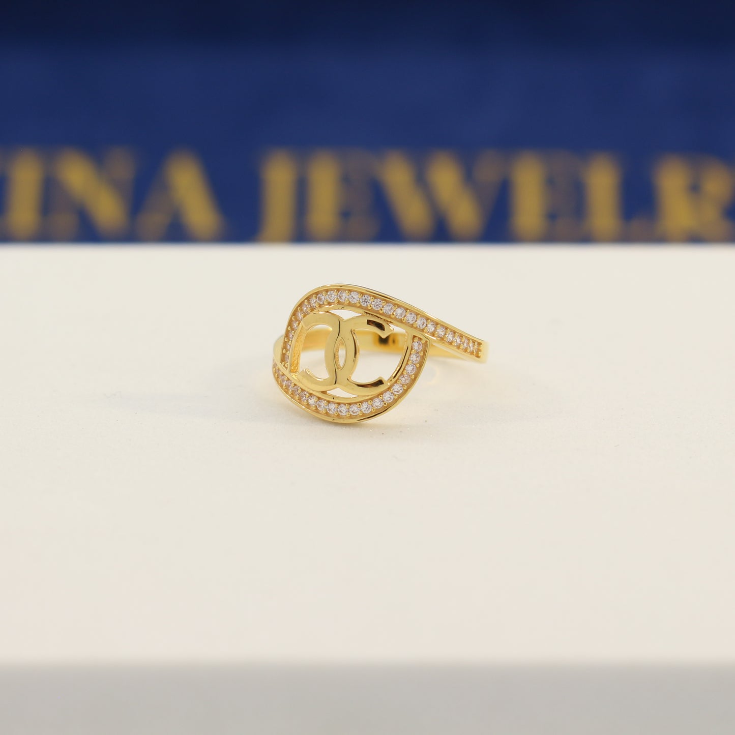 21K Gold Fancy Ring (size 7)