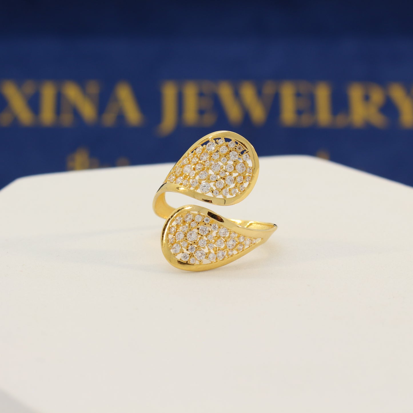 21K Gold Ring (OPEN SIZE)