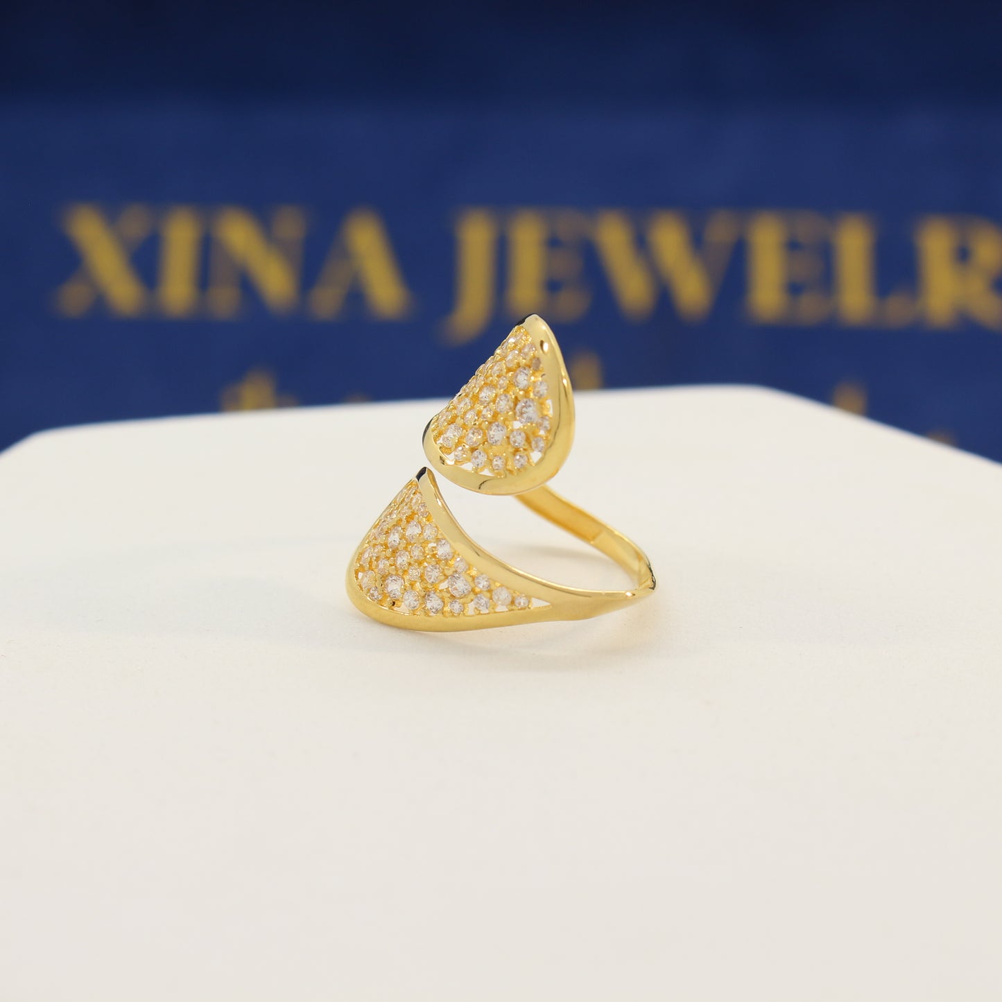 21K Gold Ring (OPEN SIZE)