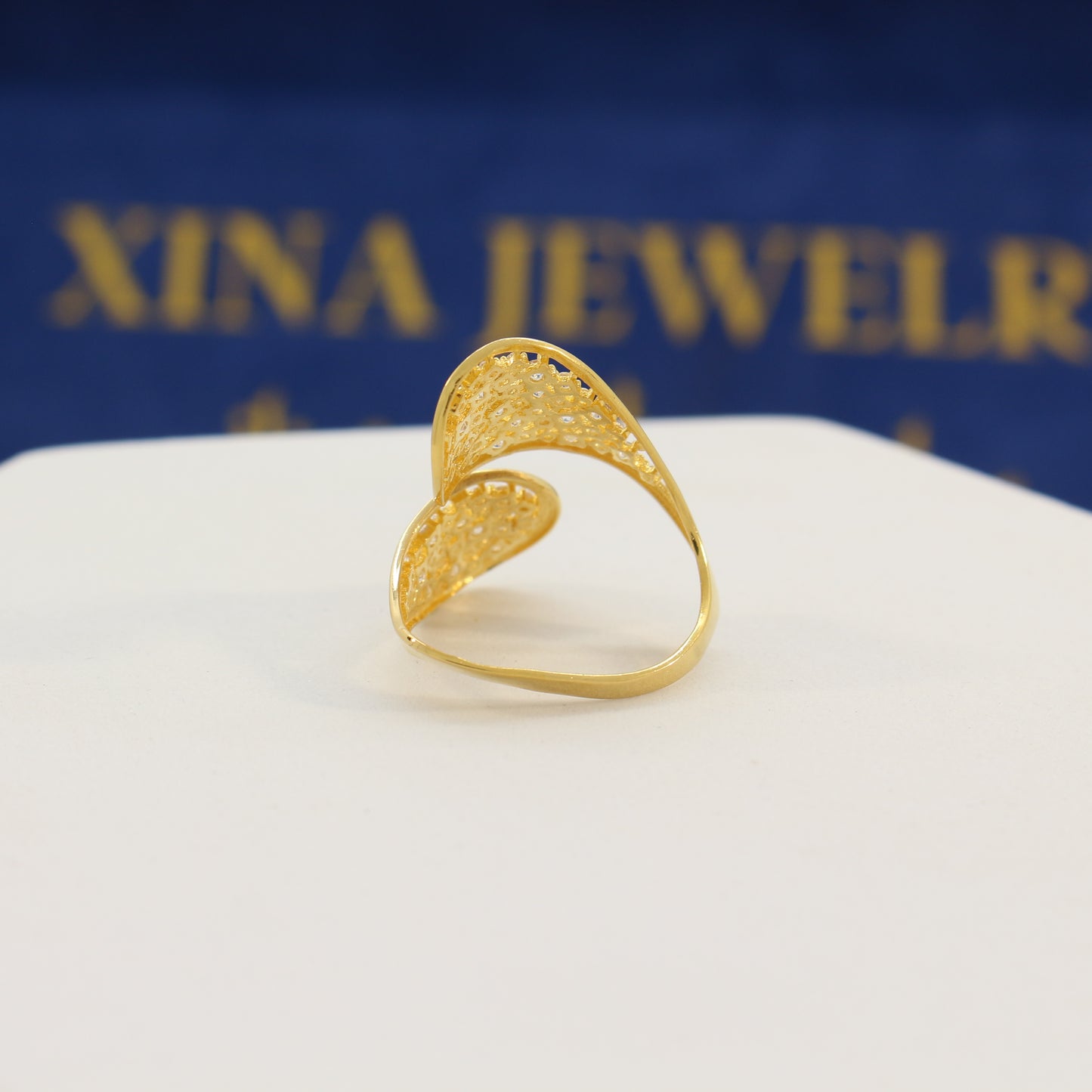 21K Gold Ring (OPEN SIZE)