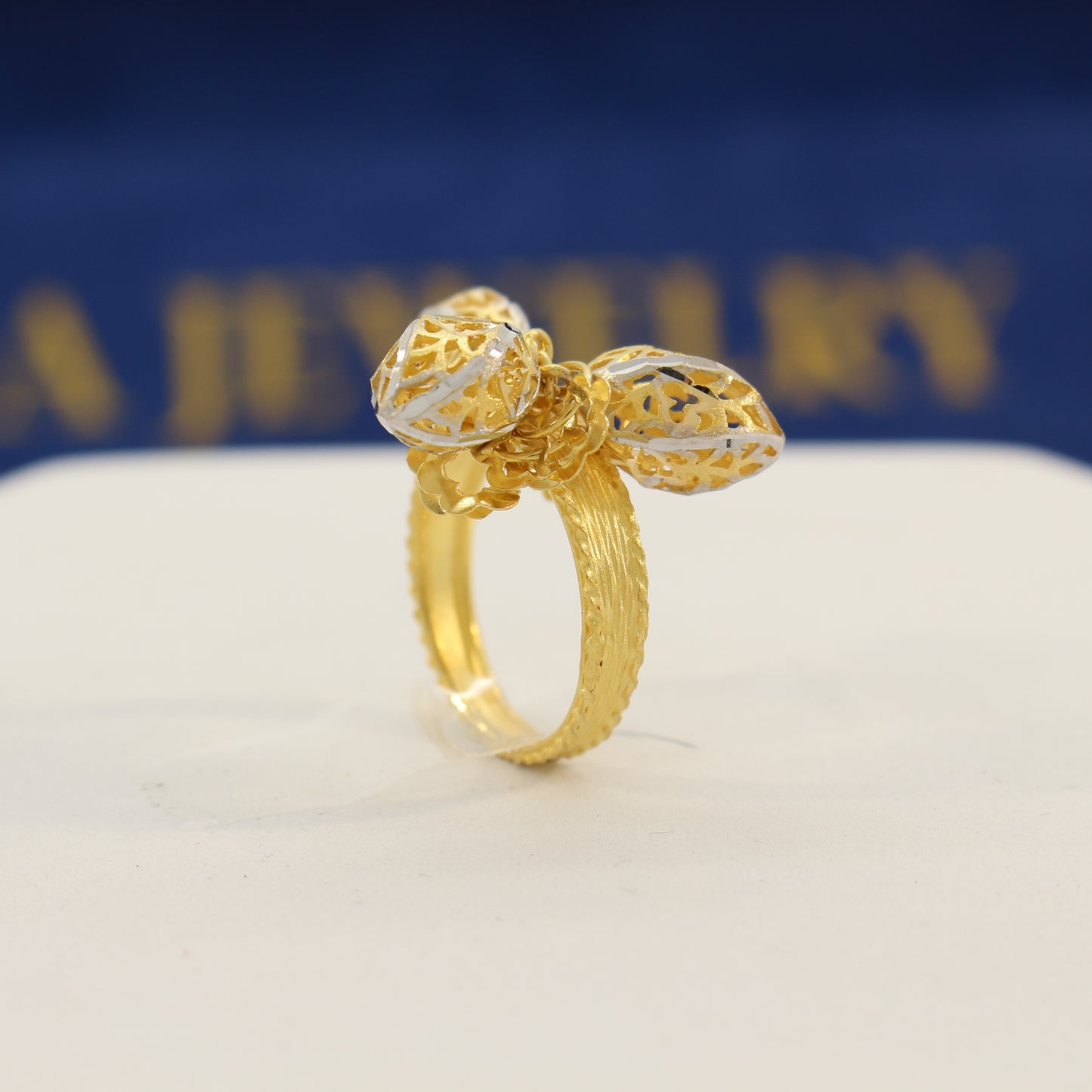 21K Gold Fancy Ring (size 6)