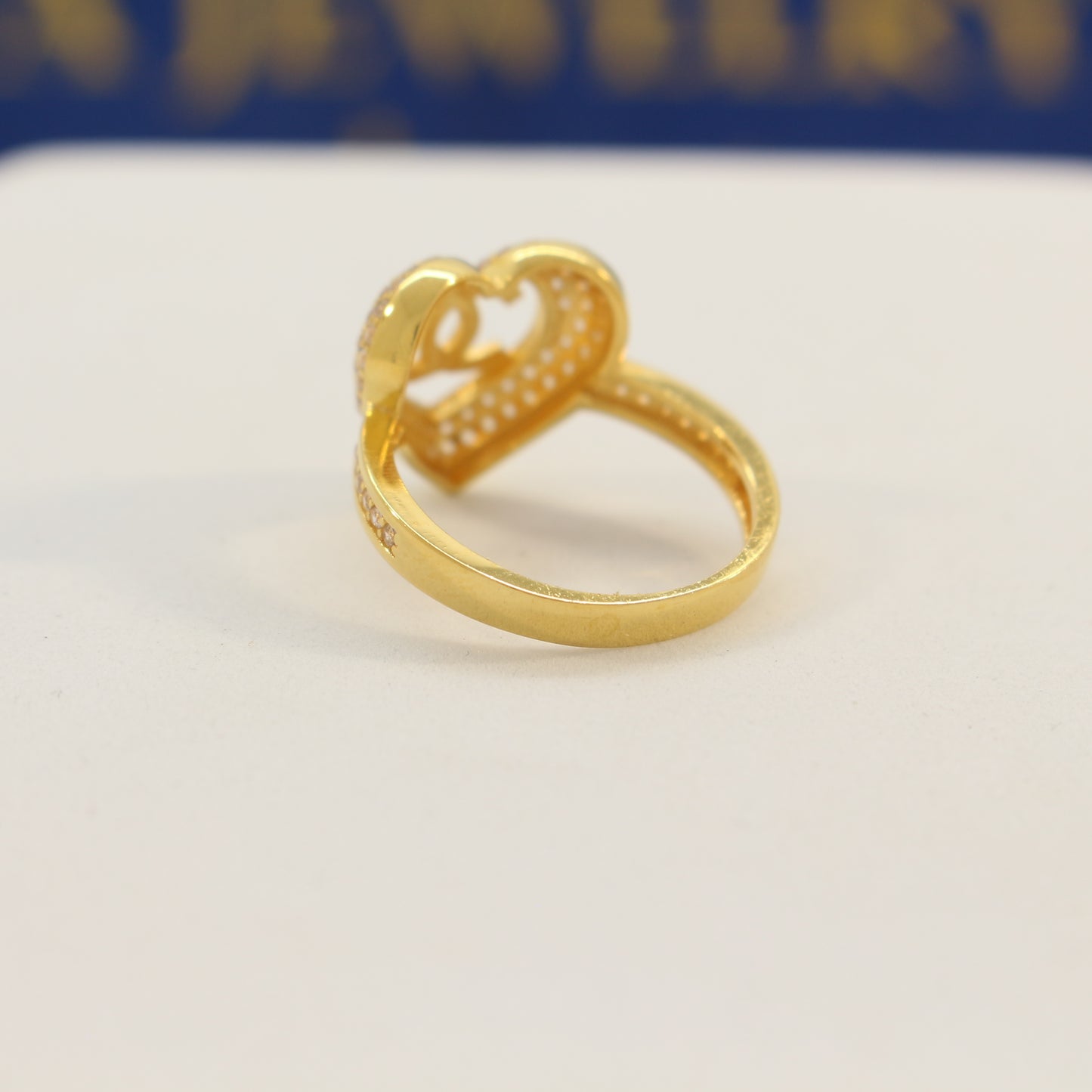 21K Gold Heart Ring (size 6)