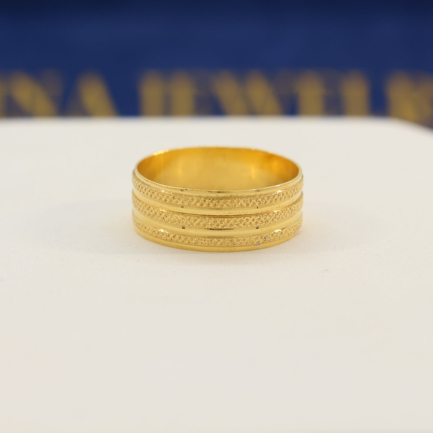 21K Gold Band (size 10)