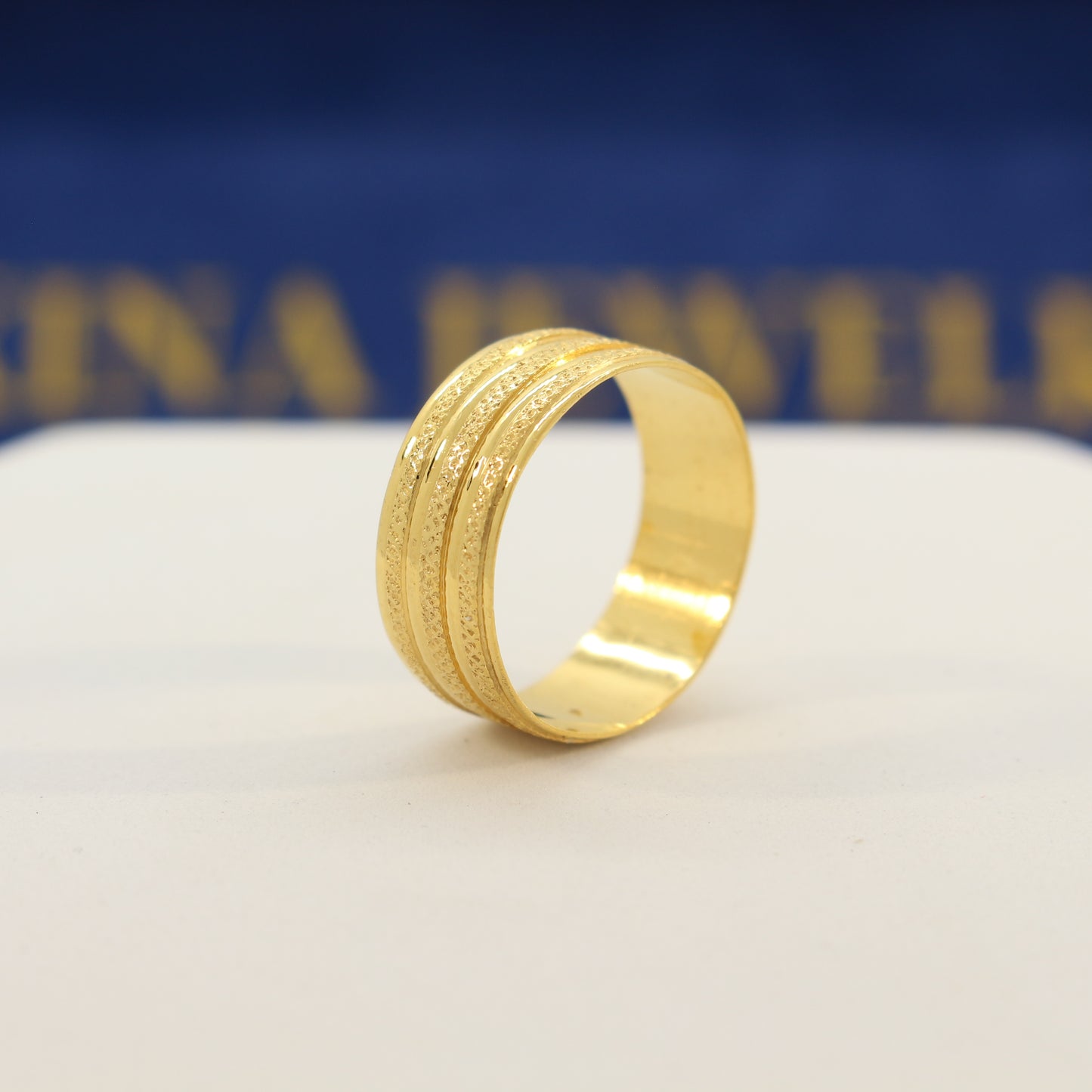 21K Gold Band (size 10)