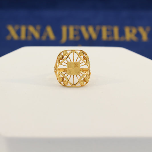 21K Gold Ring (size 8)