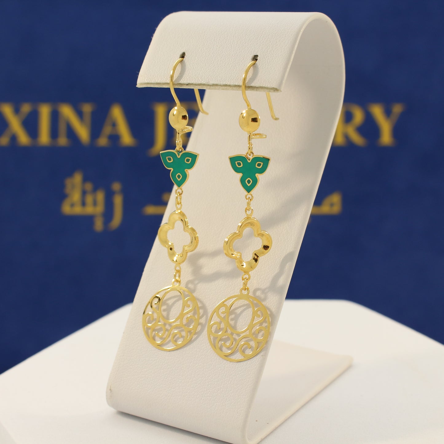 21K Gold Earrings