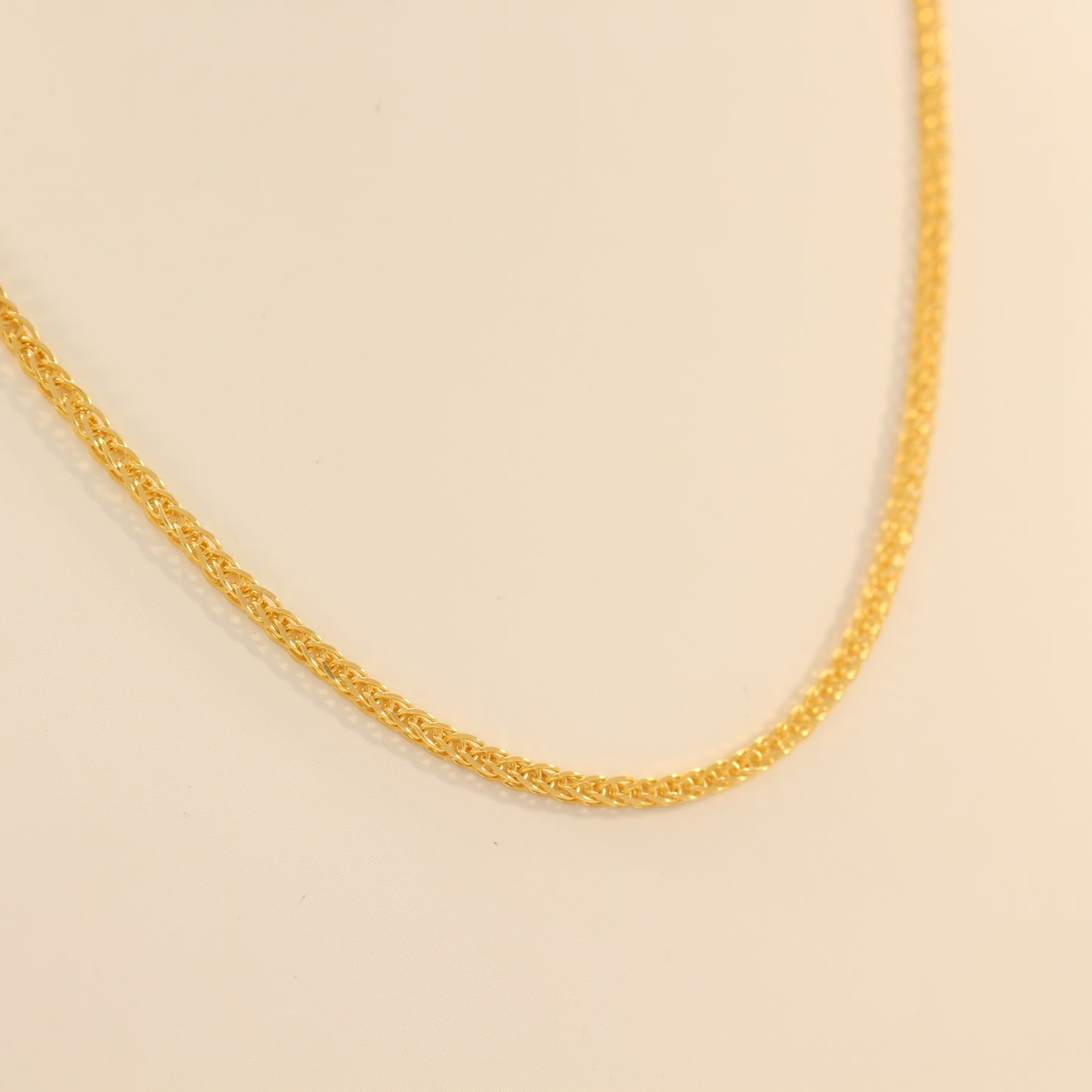 21K Foxtail Chain