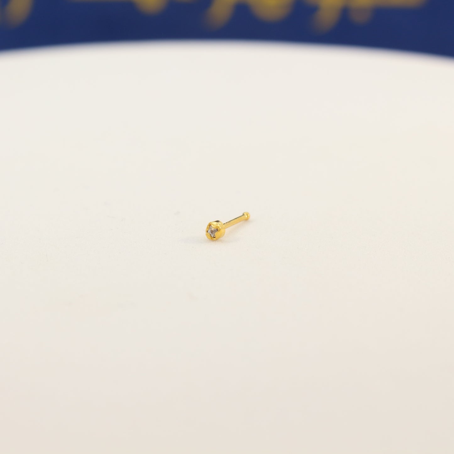 21K Gold Nose Studs