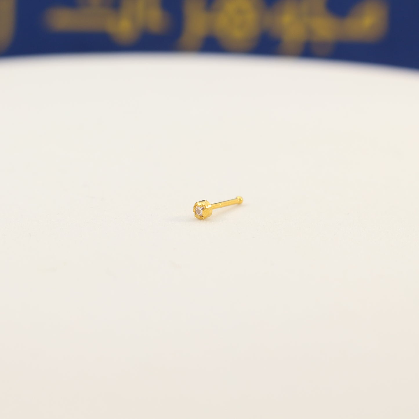 21K Gold Nose Studs