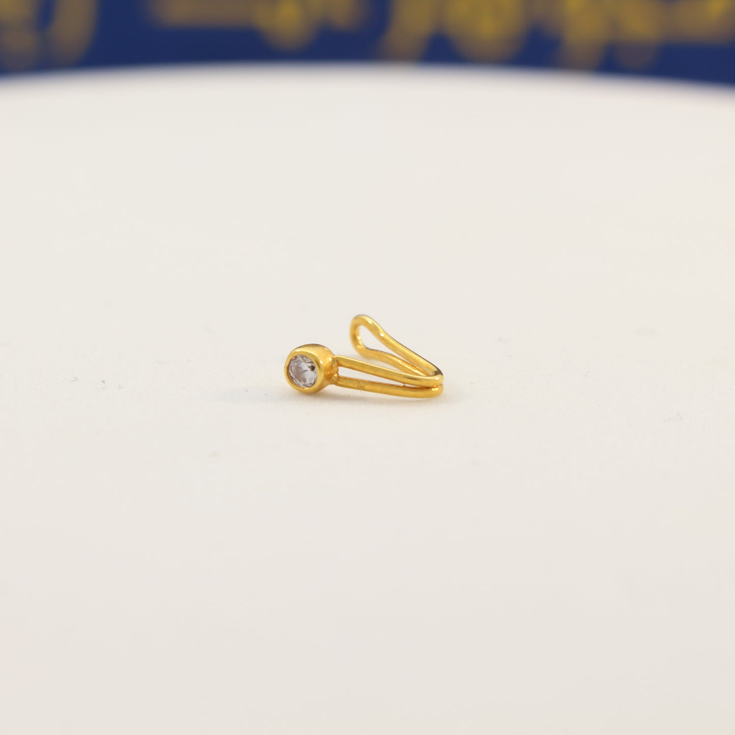 21K Gold Non-Piercing Nose Rings