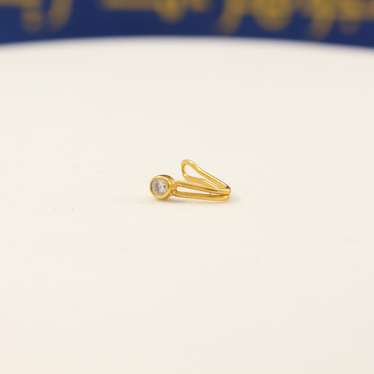 21K Gold Non-Piercing Nose Rings