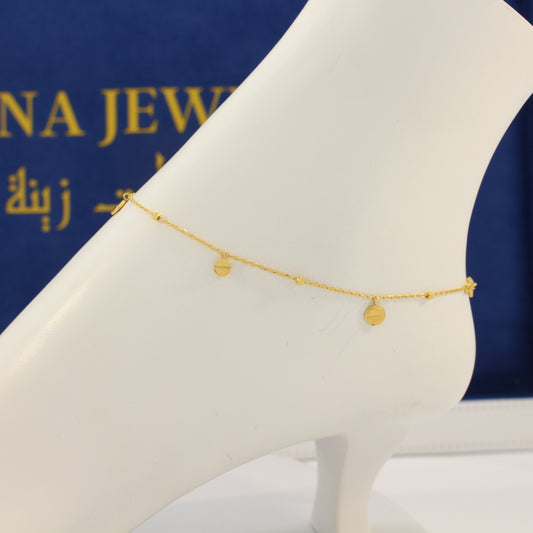 21K Gold Anklet