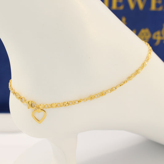 21K Gold Anklet