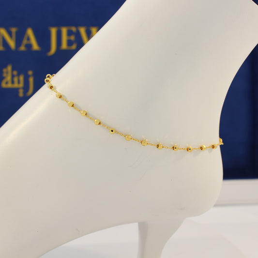 21K Gold Anklet