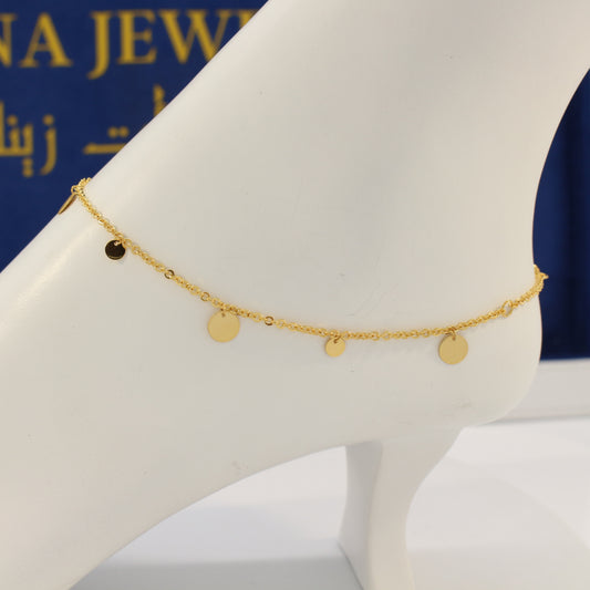 21K Gold Anklet