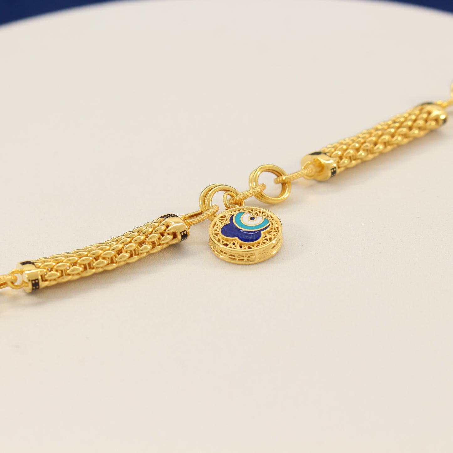 21K Gold Charms Bracelet